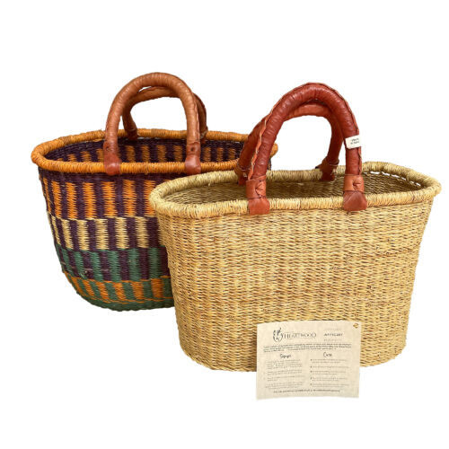 Deluxe Oval African Baskets