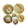 Deluxe Round Natural African Baskets