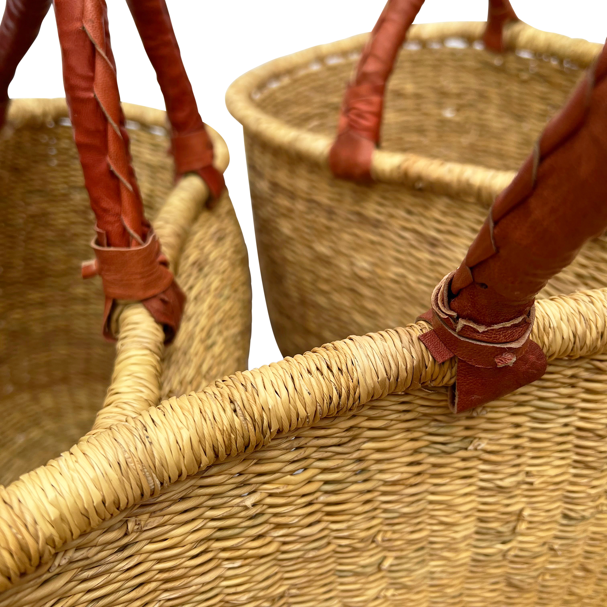 Deluxe Oval African Baskets